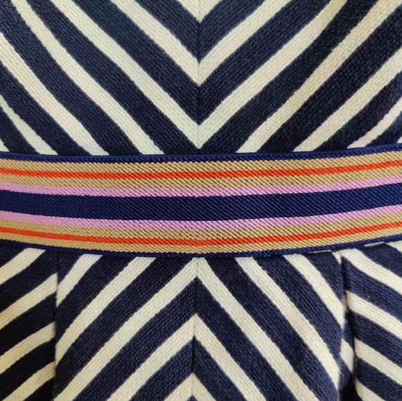 Anthropologie Maeve Mitered Stripe Dress - Picture 7 of 8